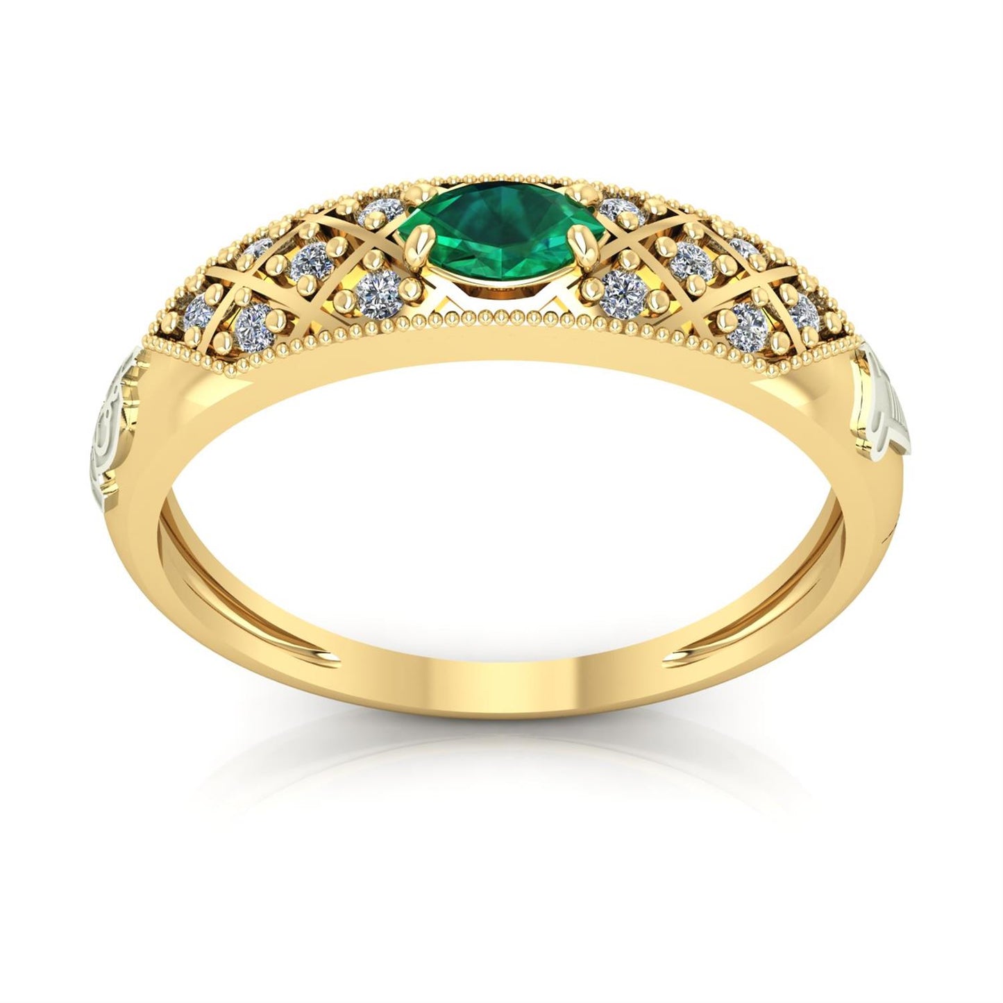 Anel de Formatura de Biomedicina Classic Ouro 18k