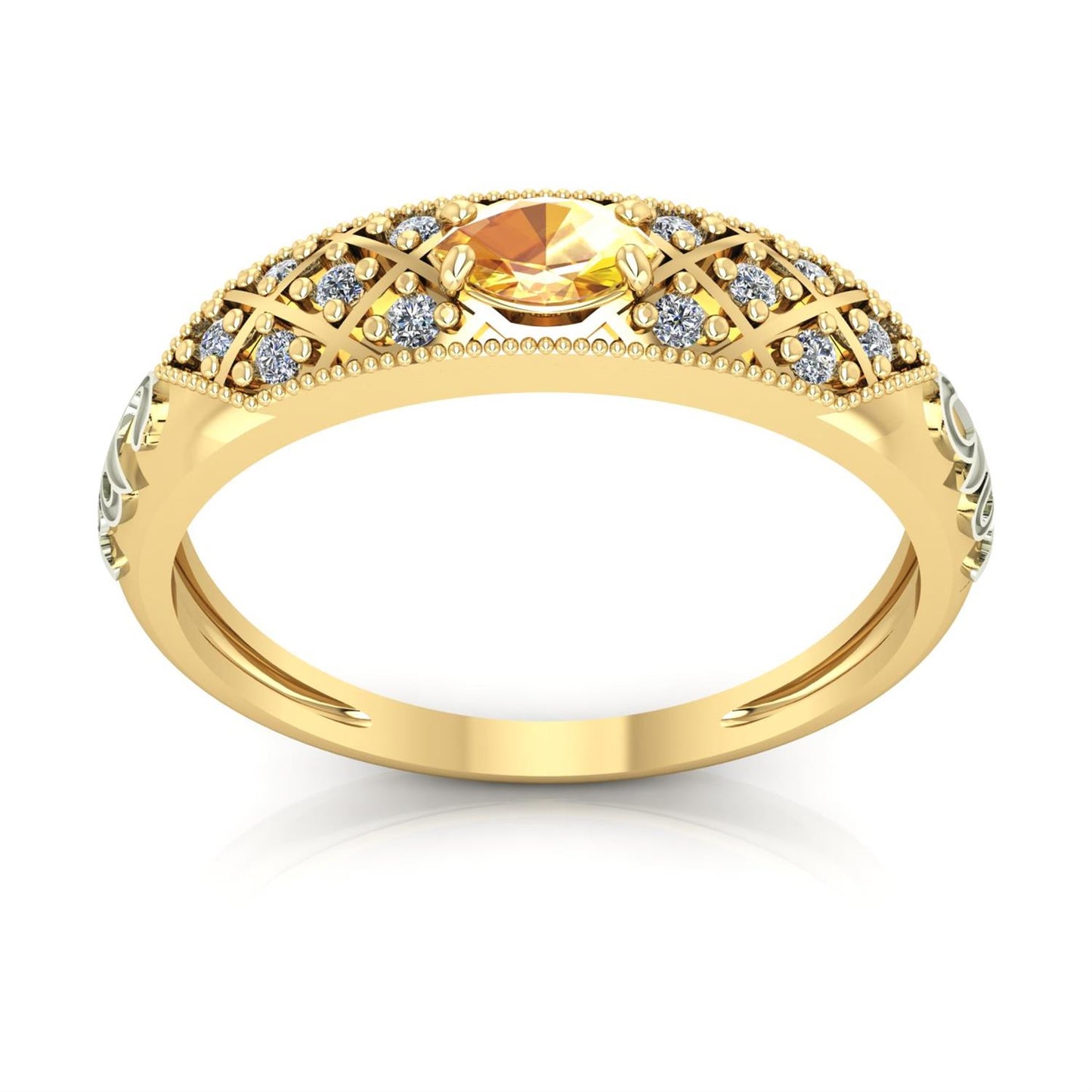 Anel de Formatura de Farmácia Classic Ouro 18k