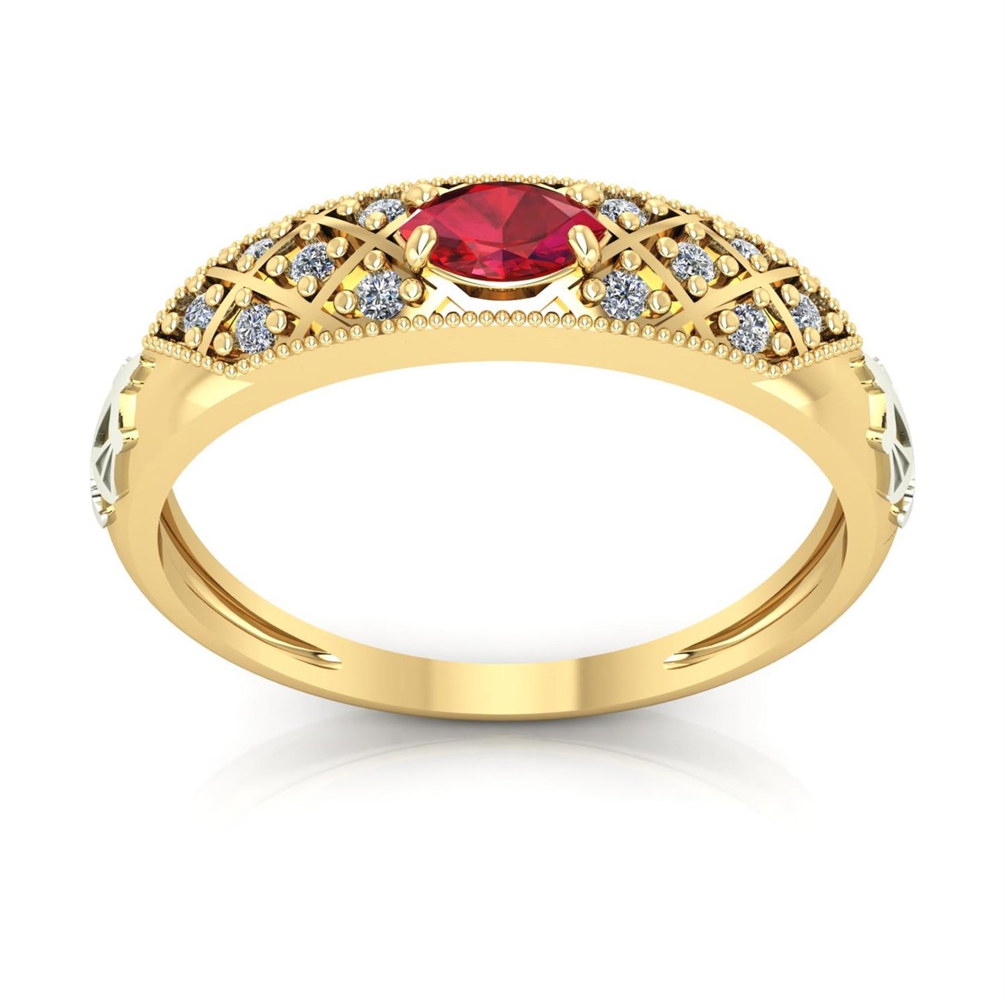 Anel de Formatura de Direito Classic Ouro 18k