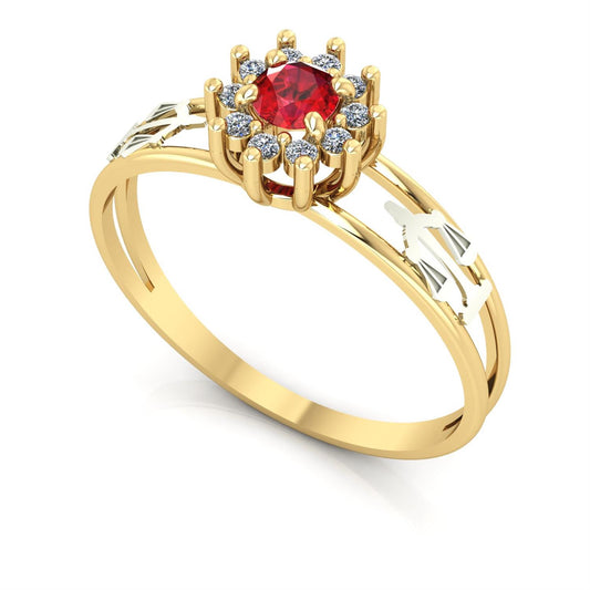 Anel de Formatura de Direito Crown Ouro 18k