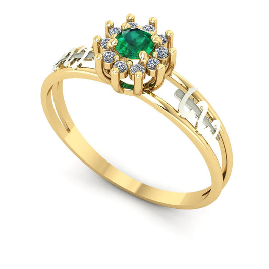 Anel de Formatura de Medicina Crown Ouro 18k