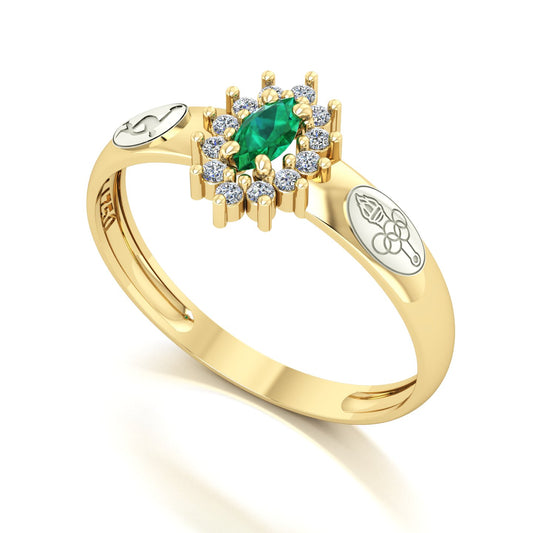 Anel de Formatura de Ed. Física Evermore III Ouro 18k