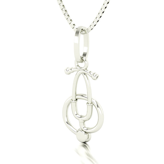 Pingente de Estetoscópio I Ouro 18k