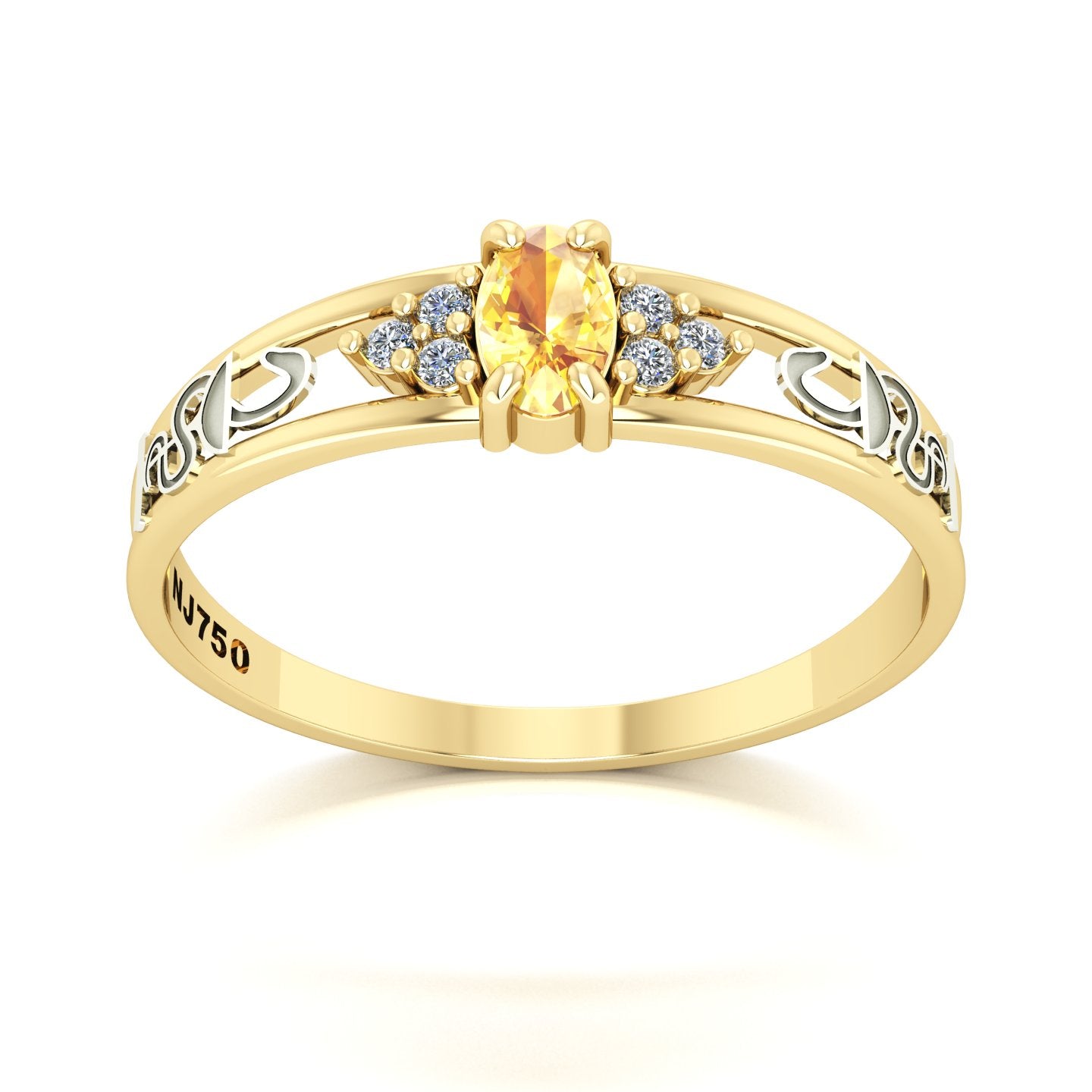 Anel de Formatura de Farmácia Eternus III Ouro 18k