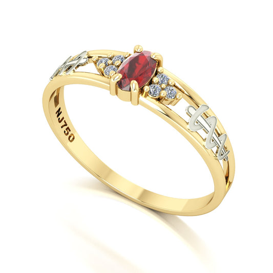 Anel de Formatura de Odontologia Eternus III Ouro 18k