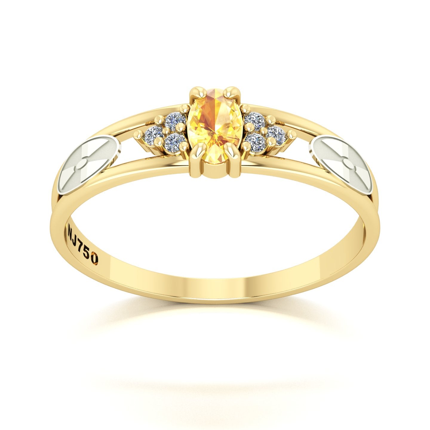 Anel de Formatura de Radiologia Eternus III Ouro 18k