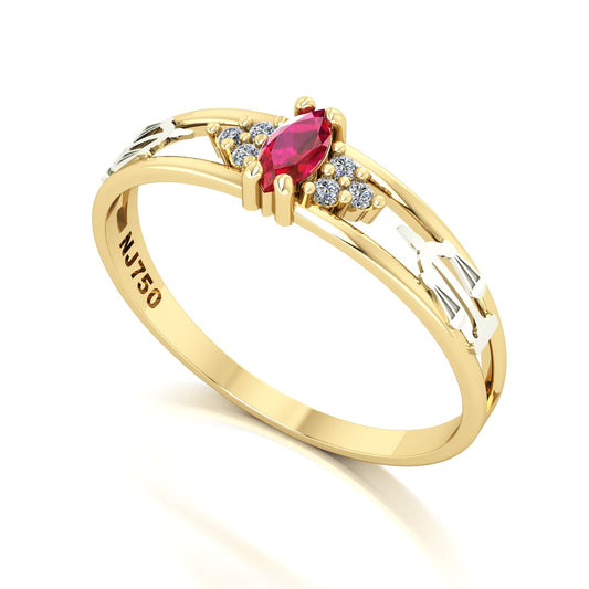 Anel de Formatura de Direito Eternus II Ouro 18k