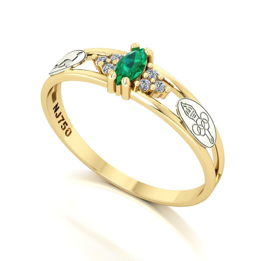 Anel de Formatura de Educação Física Eternus II Ouro 18k