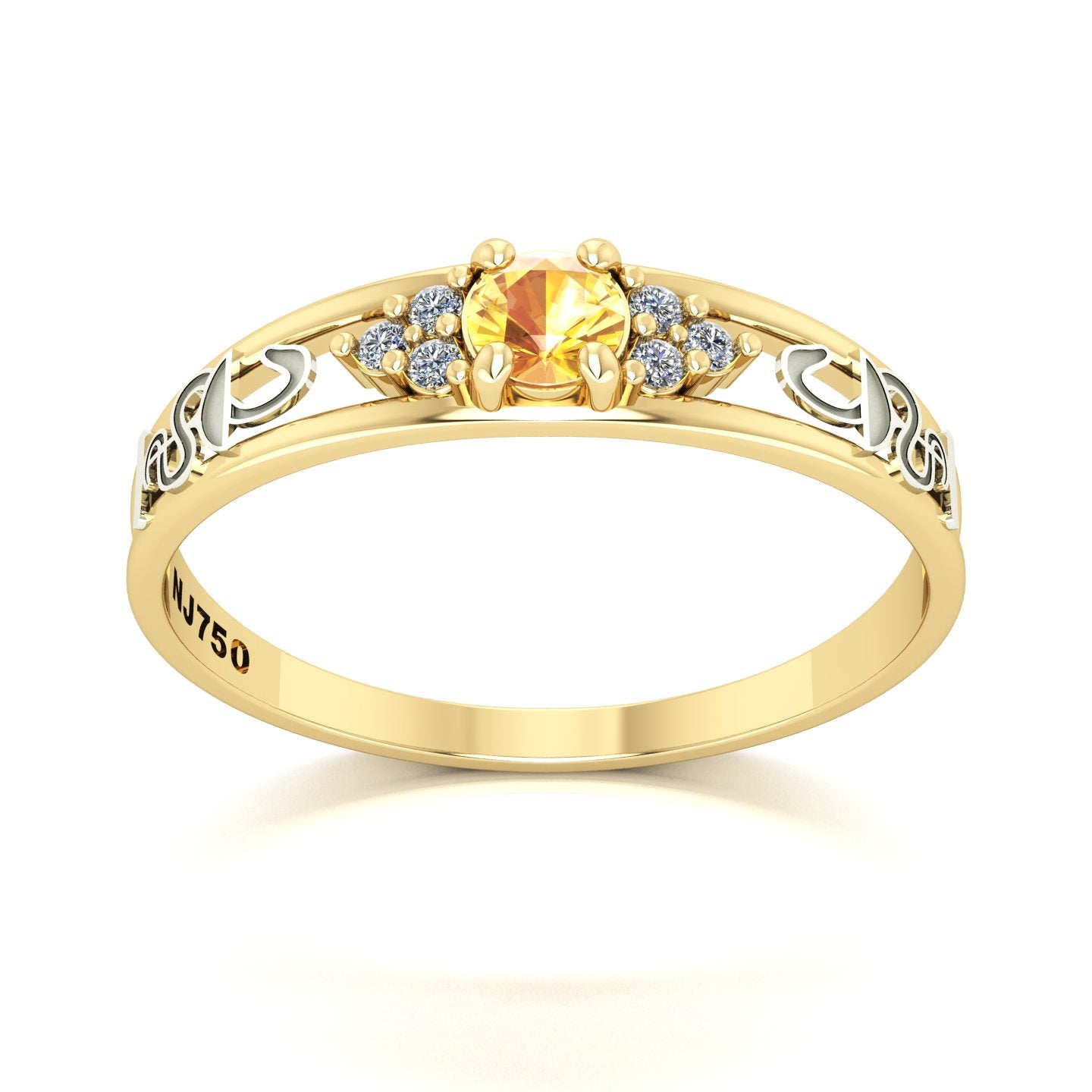 Anel de Formatura de Farmácia Eternus IV Ouro 18k
