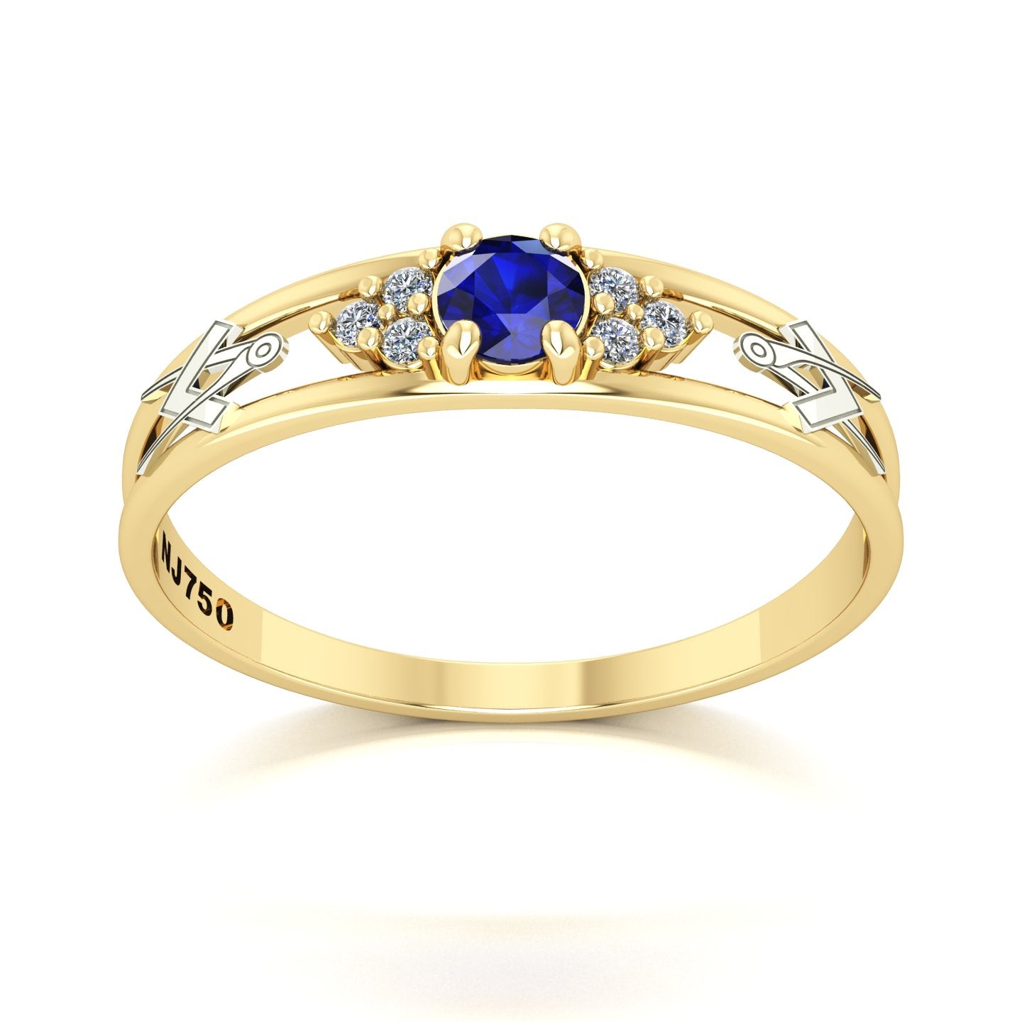 Anel de Formatura de Arquitetura Eternus IV Ouro 18k