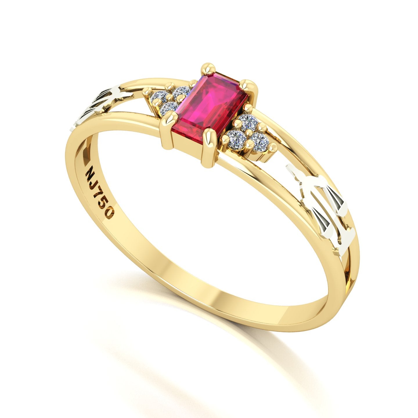 Anel de Formatura de Direito Eternus Ouro 18k