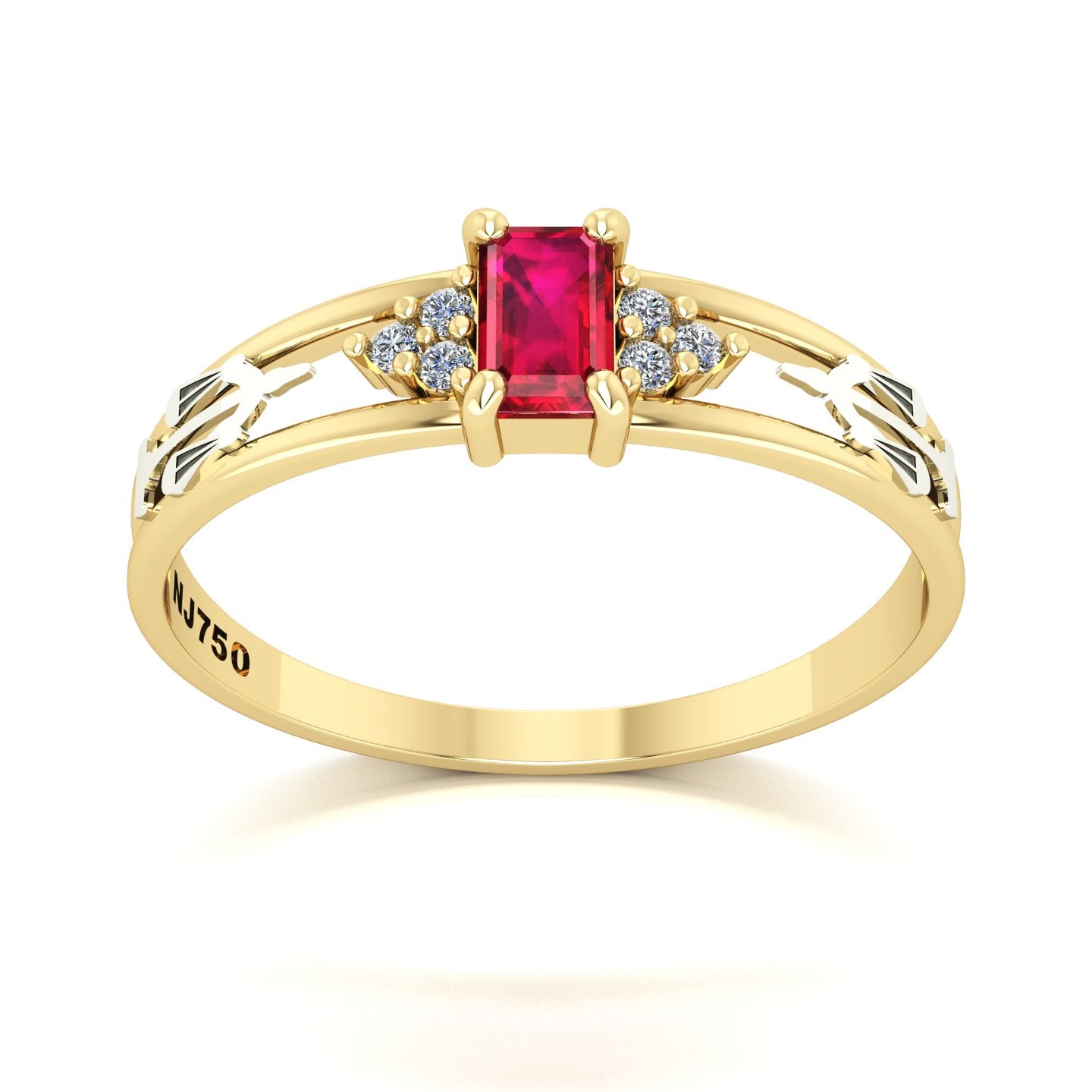Anel de Formatura de Direito Eternus Ouro 18k