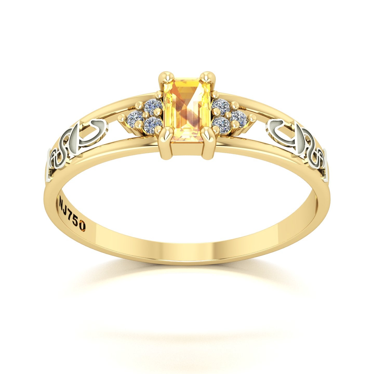 Anel de Formatura de Farmácia Eternus Ouro 18k