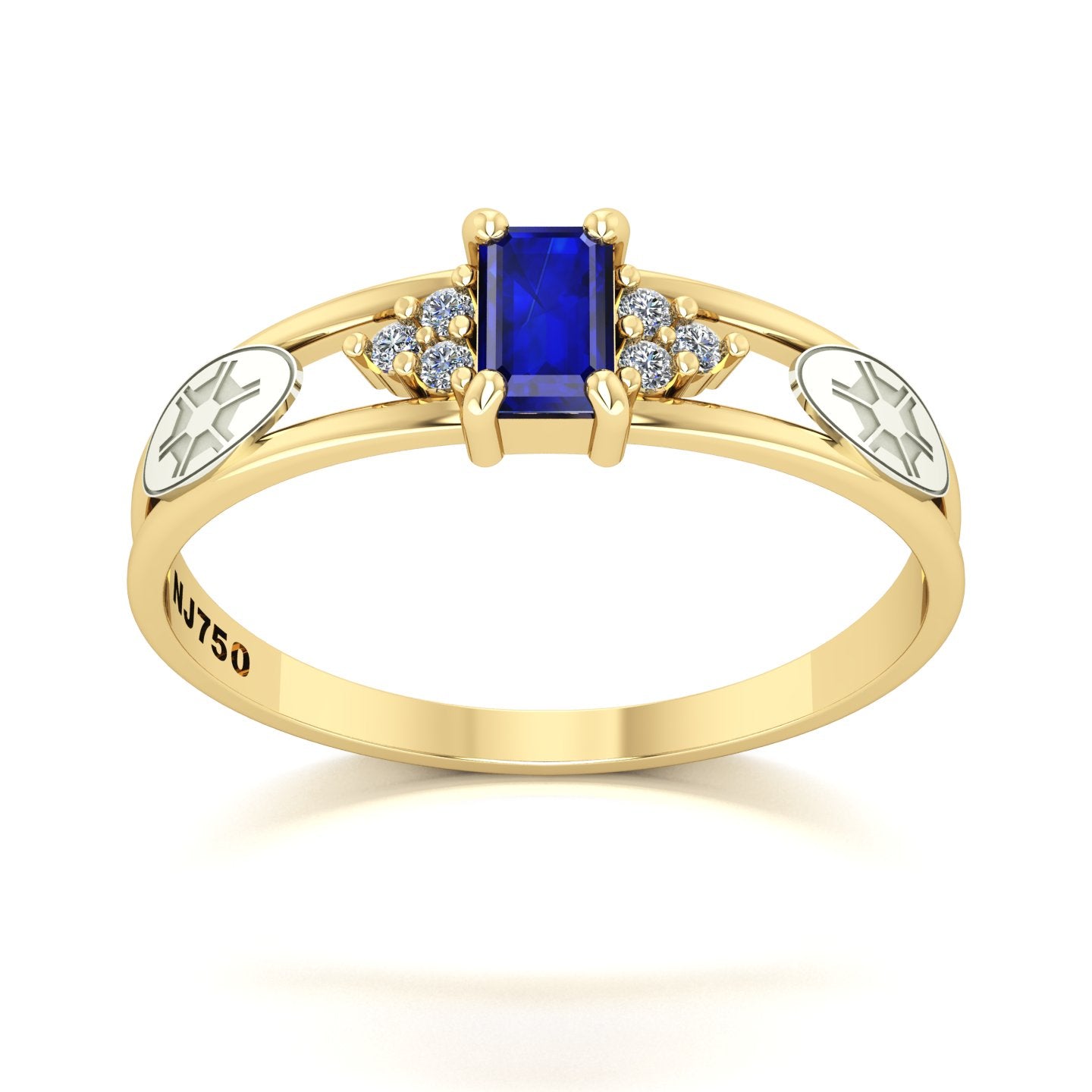 Anel de Formatura de Engenharia Agronômica Eternus Ouro 18k