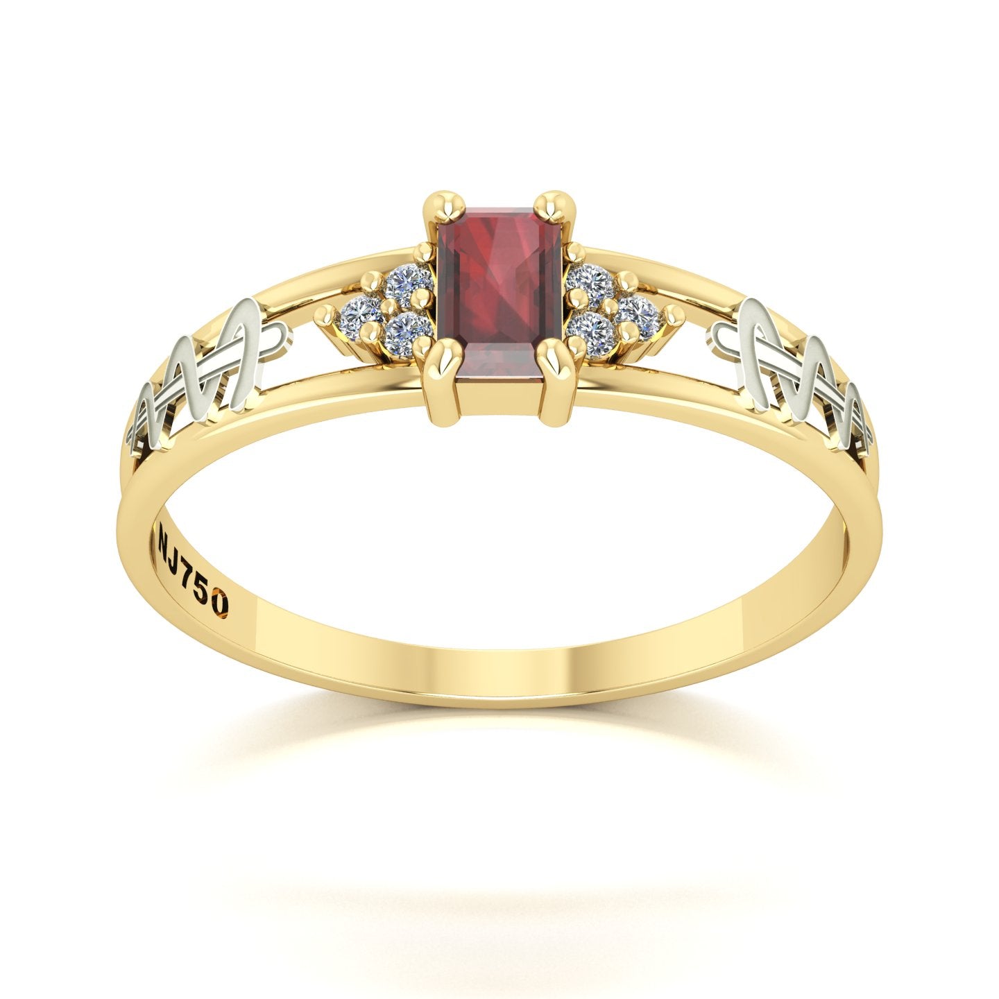 Anel de Formatura de Odontologia Eternus Ouro 18k
