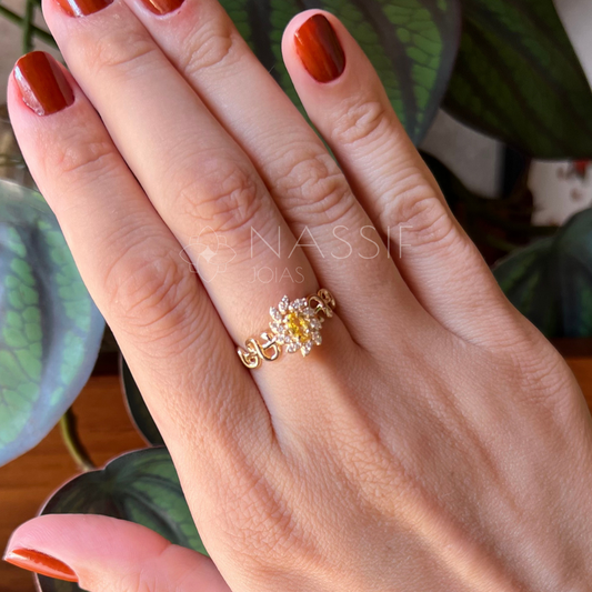 Anel de Formatura de Farmácia Royal Snakes Ouro 18k