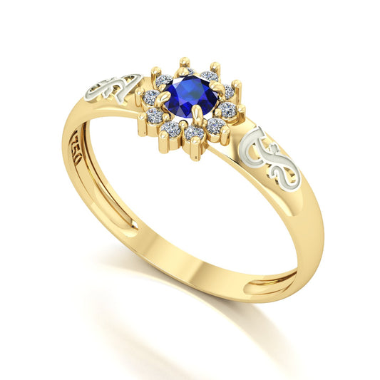 Anel de Formatura de Fonoaudiologia Evermore Ouro 18k