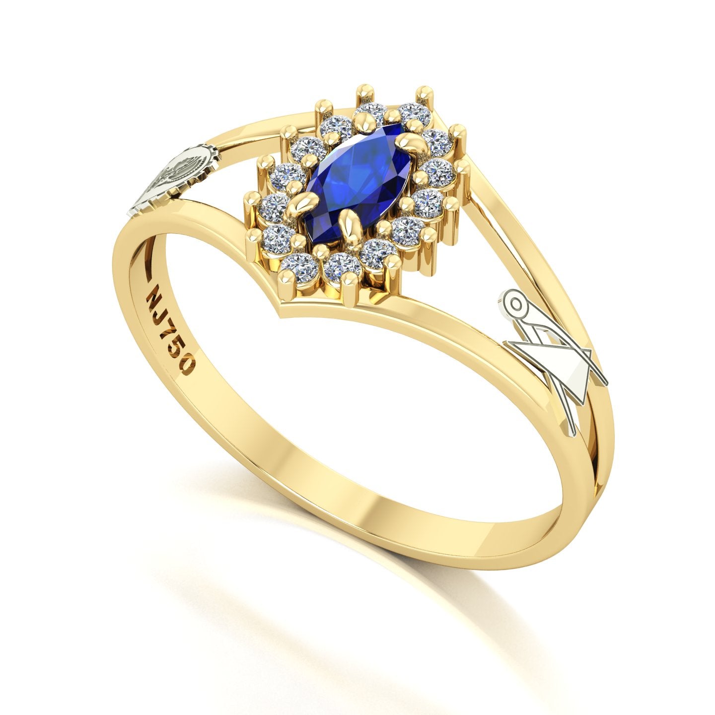 Anel de Formatura Engenharia Civil Legacy Ouro 18k