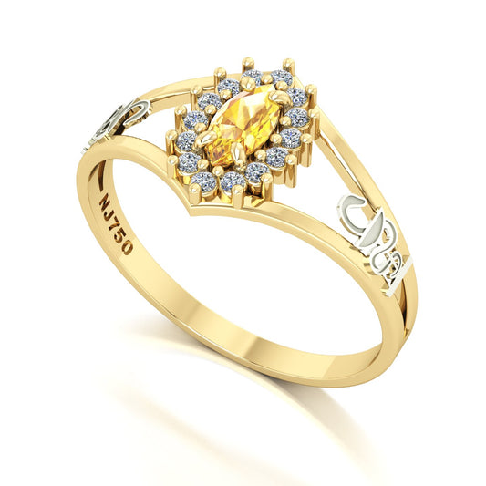 Anel de Formatura Farmácia Legacy Ouro 18k