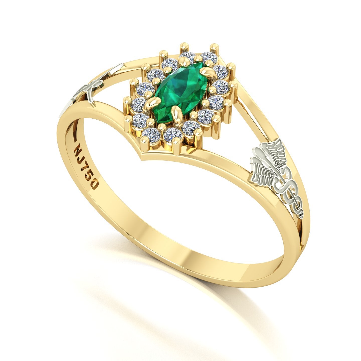 Anel de Formatura Estética Legacy Ouro 18k