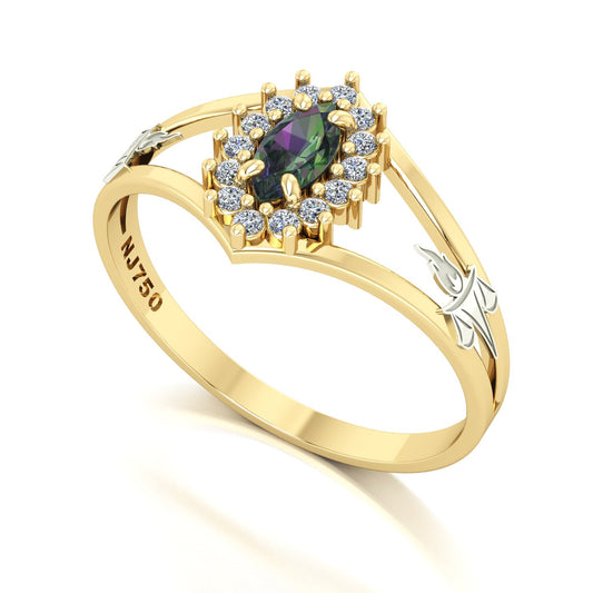 Anel de Formatura Serviço Social Legacy Ouro 18k