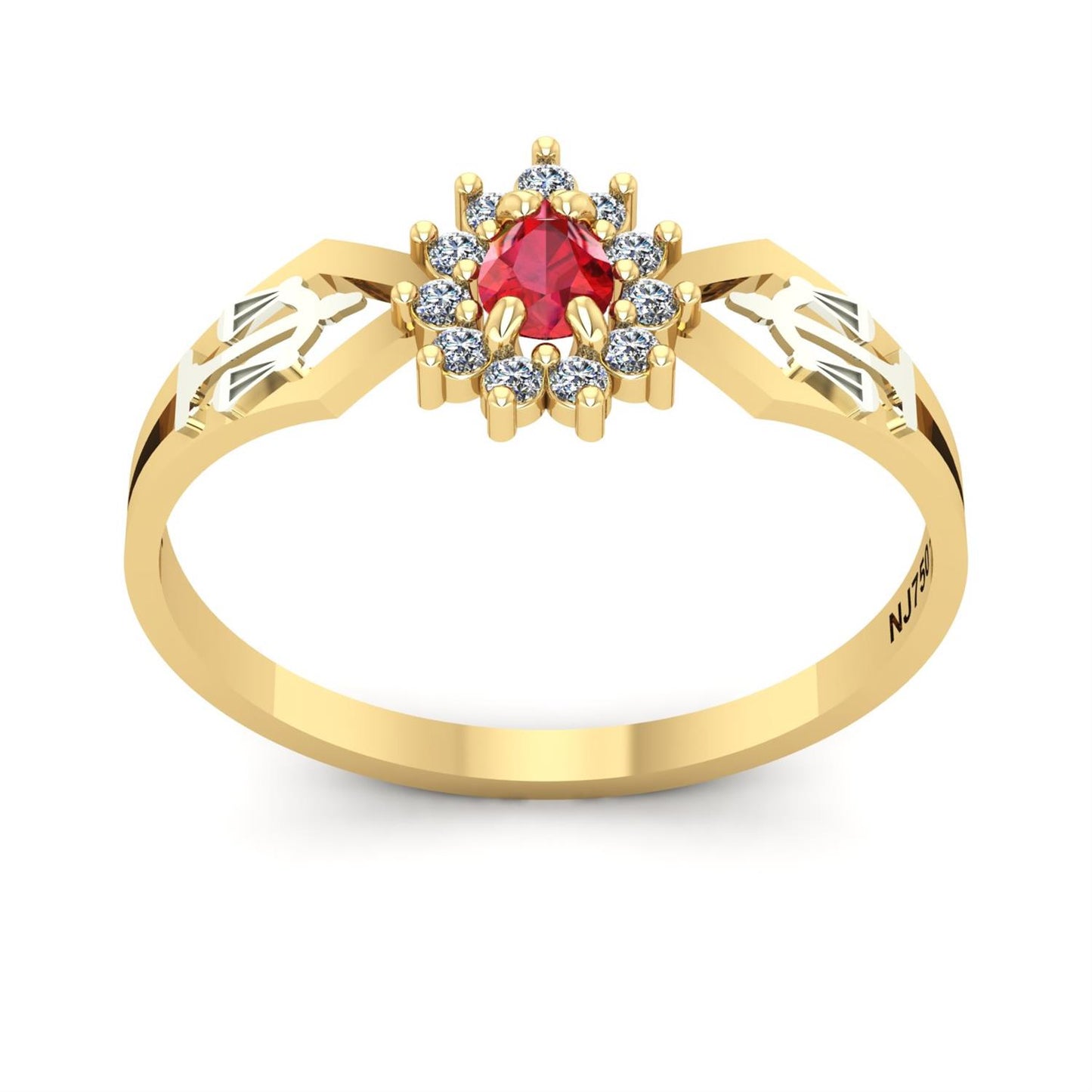 Anel de Formatura de Direito Lovely III Ouro 18k