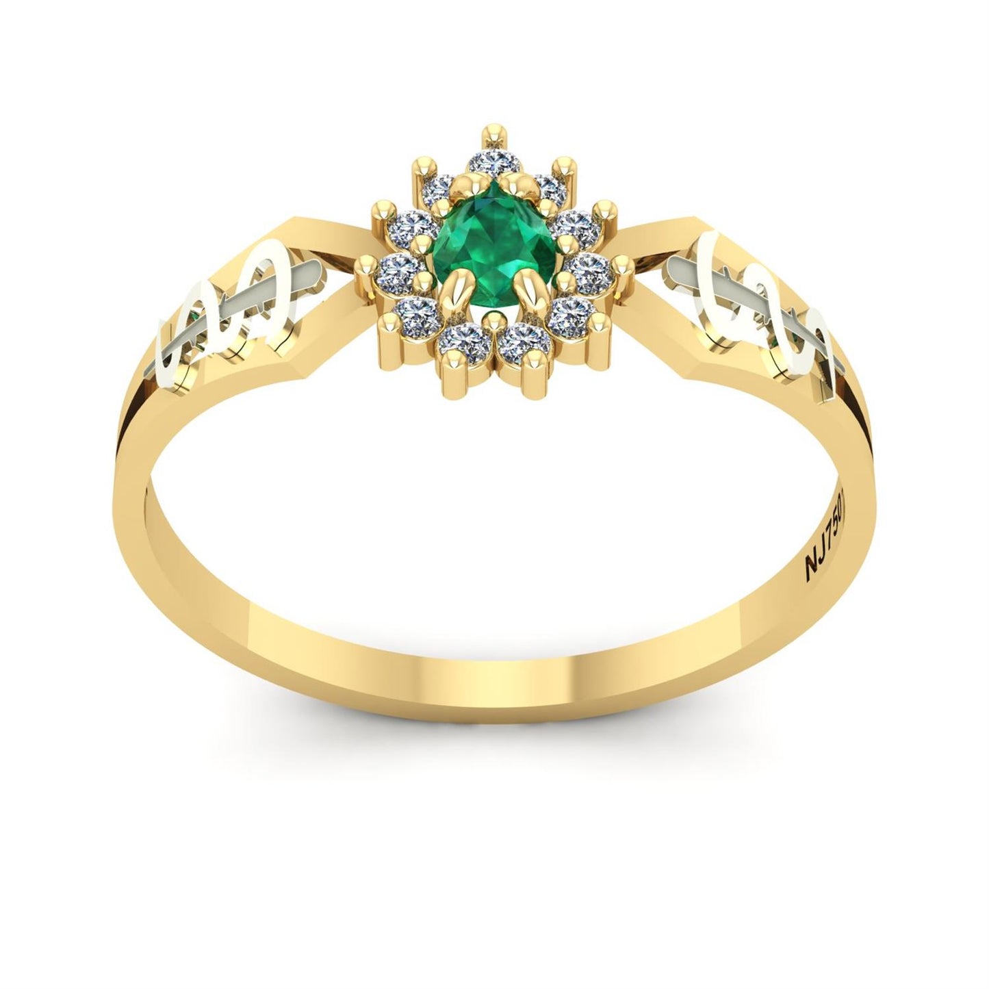 Anel de Formatura de Medicina Lovely III Ouro 18k