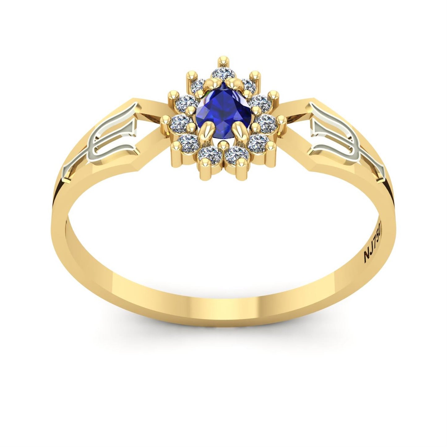 Anel de Formatura de Psicologia Lovely III Ouro 18k