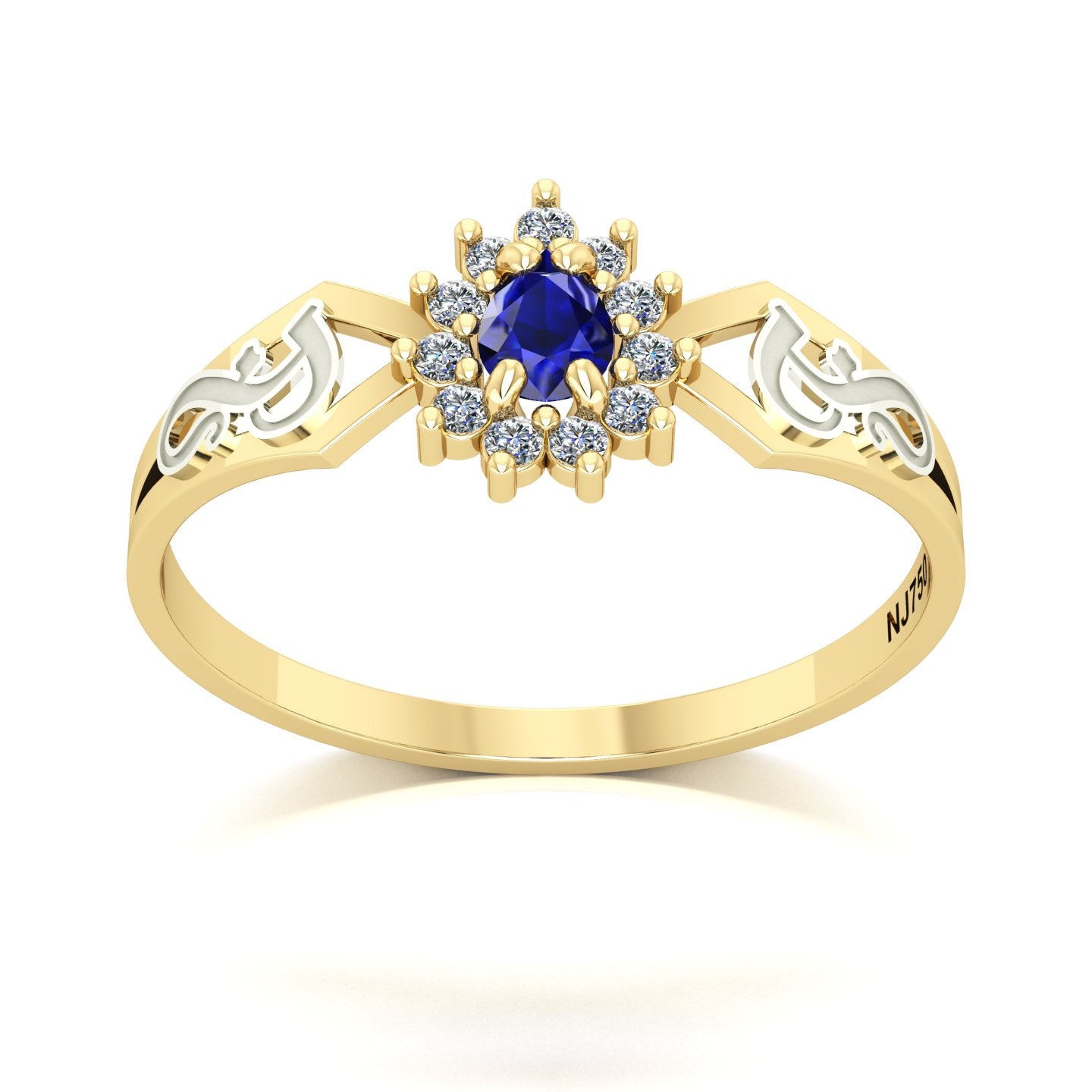 Anel de Formatura de Fonoaudiologia Lovely III Ouro 18k