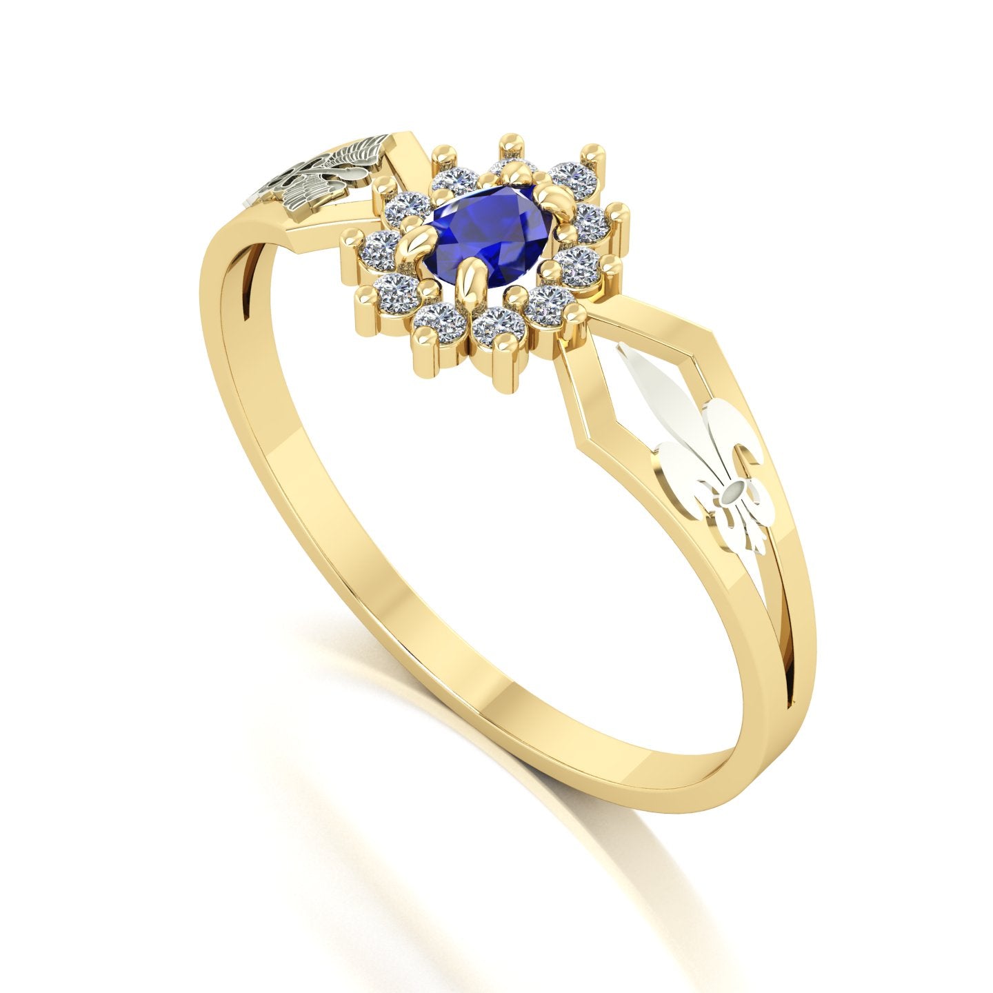 Anel de Formatura de Pedagogia Lovely III Ouro 18k