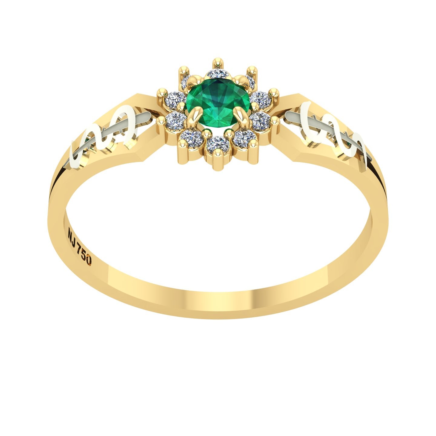Anel de Formatura de Medicina Lovely II Ouro 18k