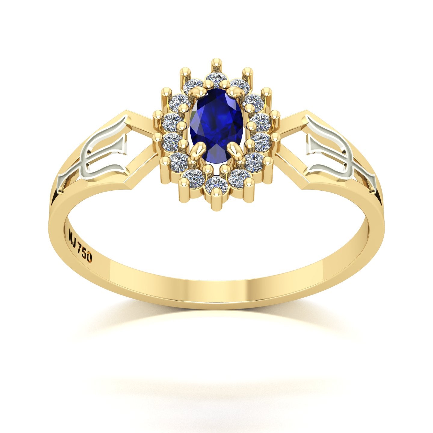 Anel de Formatura de Psicologia Lovely IV Ouro 18k