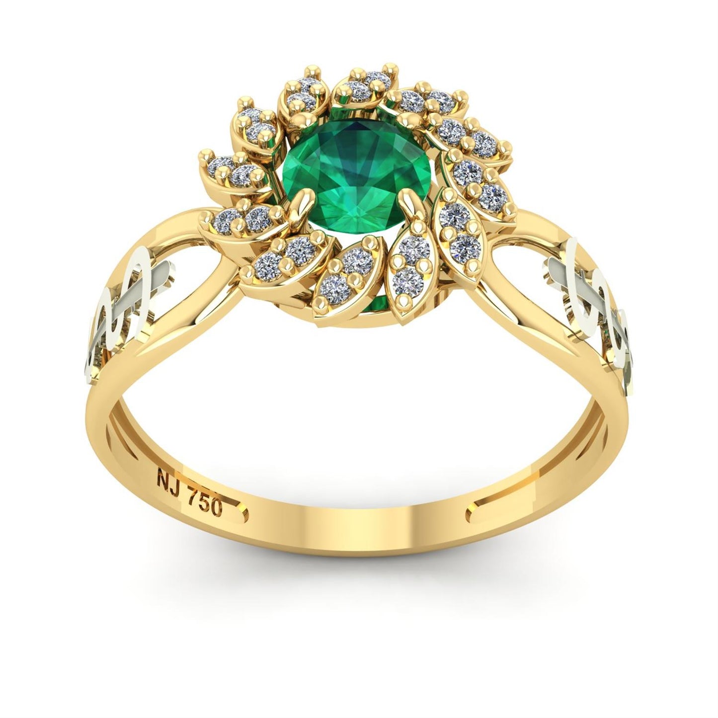 Anel de Formatura de Medicina Magnus Flos II Ouro 18k