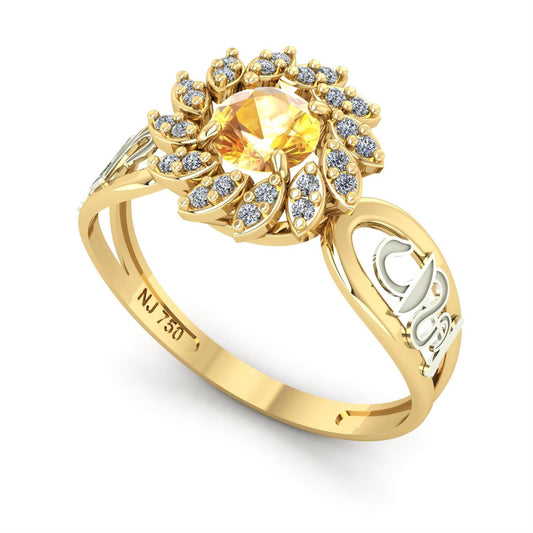 Anel de Formatura de Farmácia Magnus Flos II