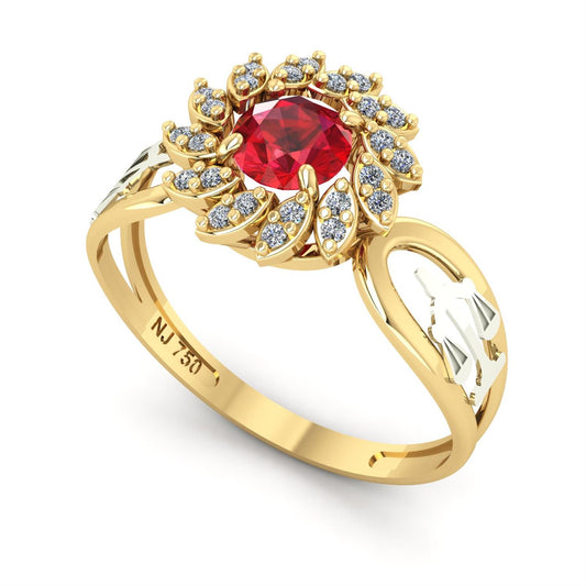 Anel de Formatura de Direito Magnus Flos II Ouro 18k