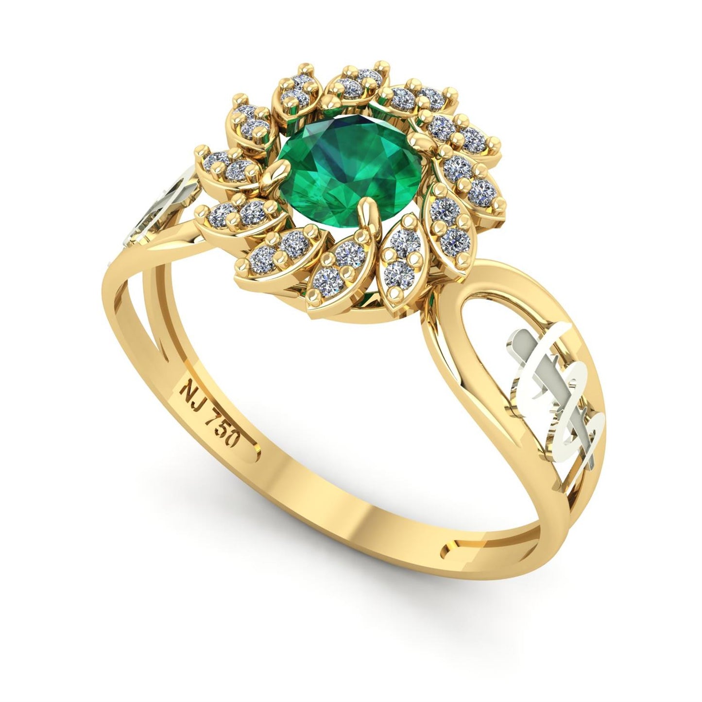 Anel de Formatura de Medicina Magnus Flos II Ouro 18k