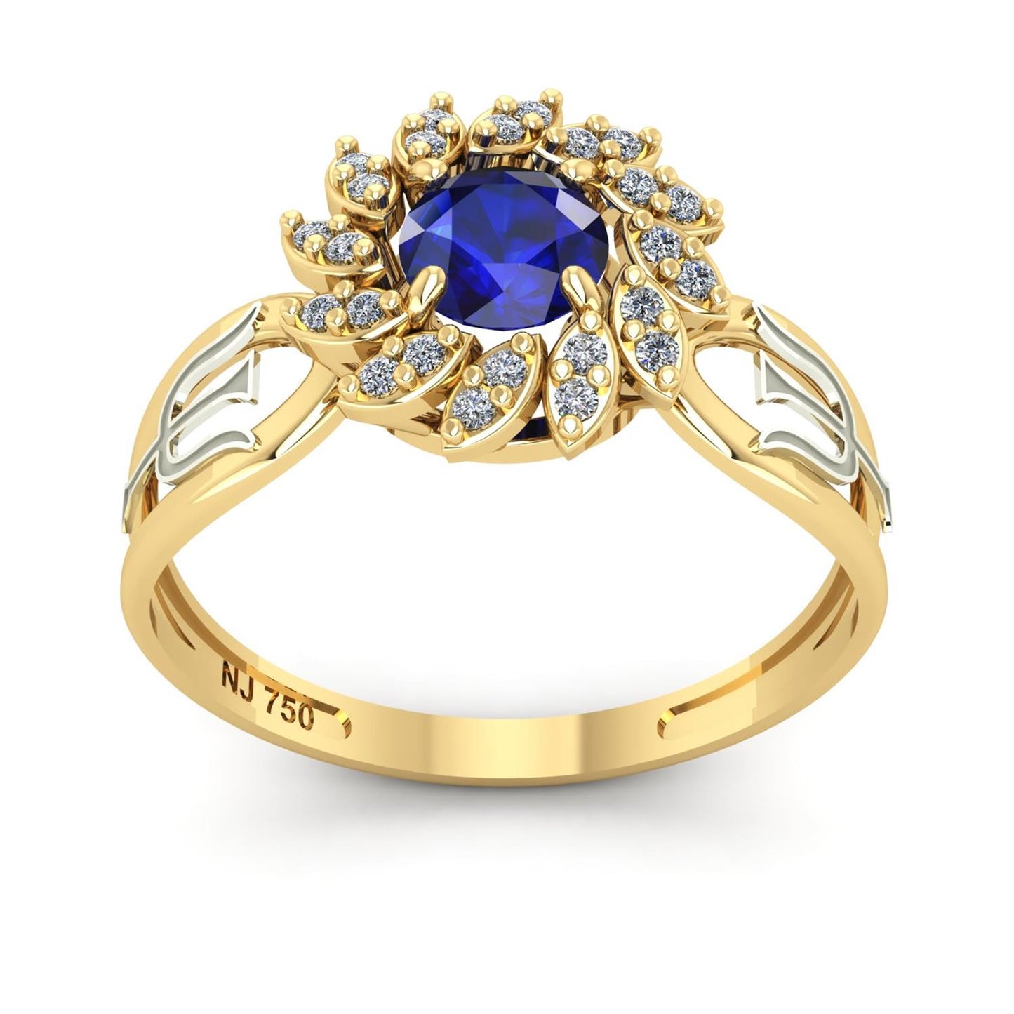 Anel de Formatura de Psicologia Magnus Flos II Ouro 18k