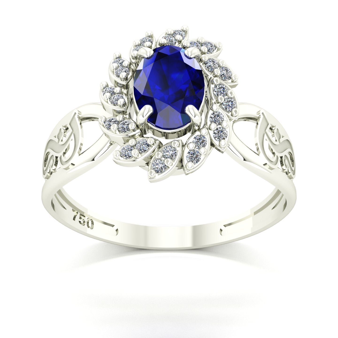 Anel de Formatura de Fonoaudiologia Magnus Flos Ouro 18k