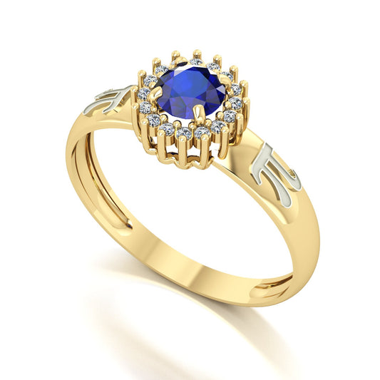 Anel de Formatura de Matemática Majestic Ouro 18k