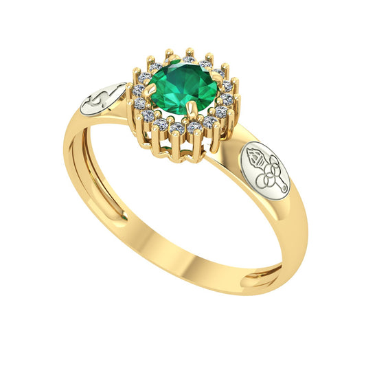 Anel de Formatura de Ed. Física Majestic Ouro 18k