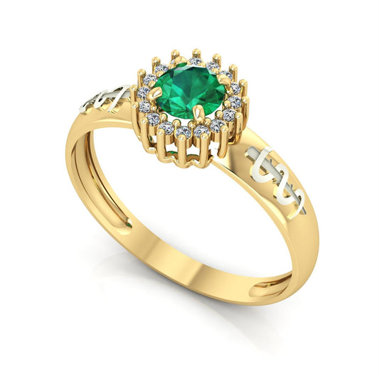 Anel de Formatura de Medicina Majestic Ouro 18k