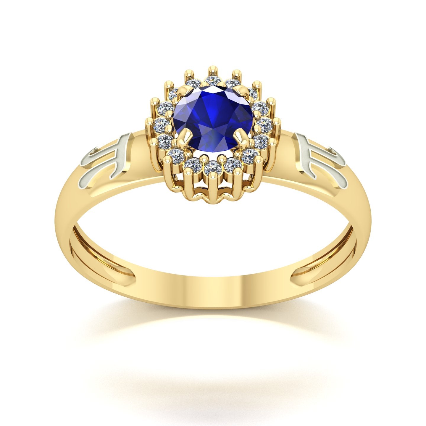 Anel de Formatura de Matemática Majestic Ouro 18k