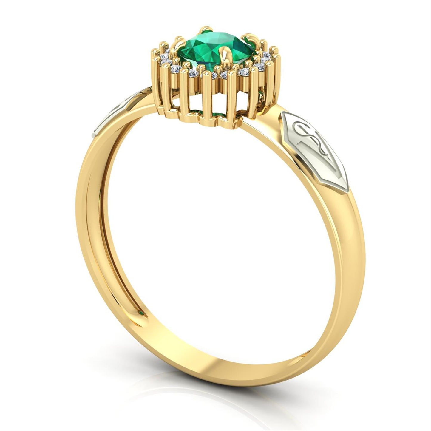 Anel de Formatura de Veterinária Majestic Ouro 18k