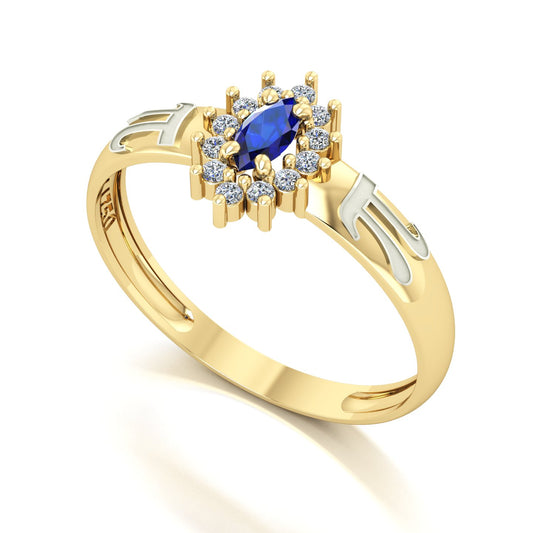 Anel de Formatura de Matemática Evermore III Ouro 18k