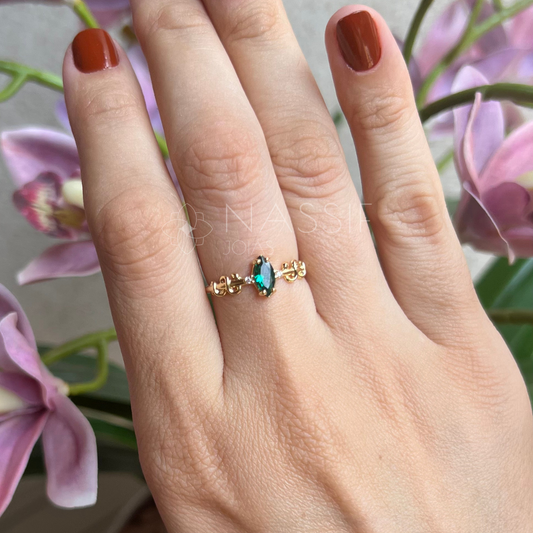 Anel de Formatura Meli Snakes de Medicina Ouro 18k