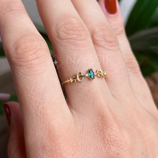 Anel de Formatura de Medicina Snakes Ouro 18k