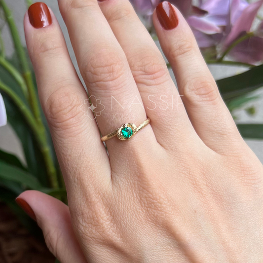 Anel de Formatura de Medicina Wisdom Ouro 18k