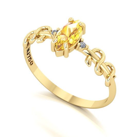 Anel de Formatura Meli Snakes de Farmácia Ouro 18k