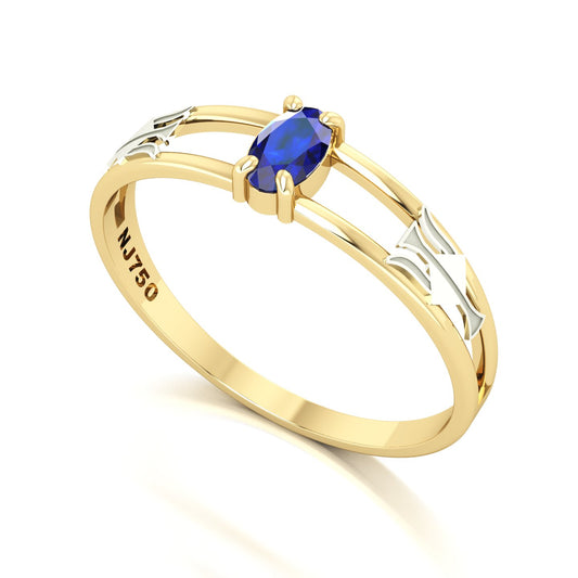 Anel de Formatura de Recursos Humanos Nexus III Ouro 18k