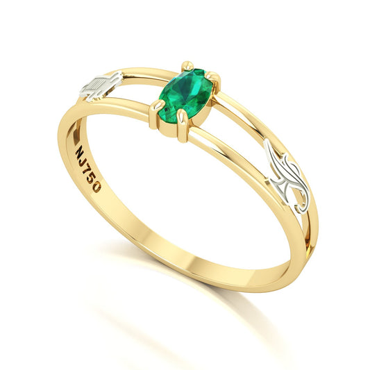 Anel de Formatura de Técnico em Enfermagem Nexus III Ouro 18k